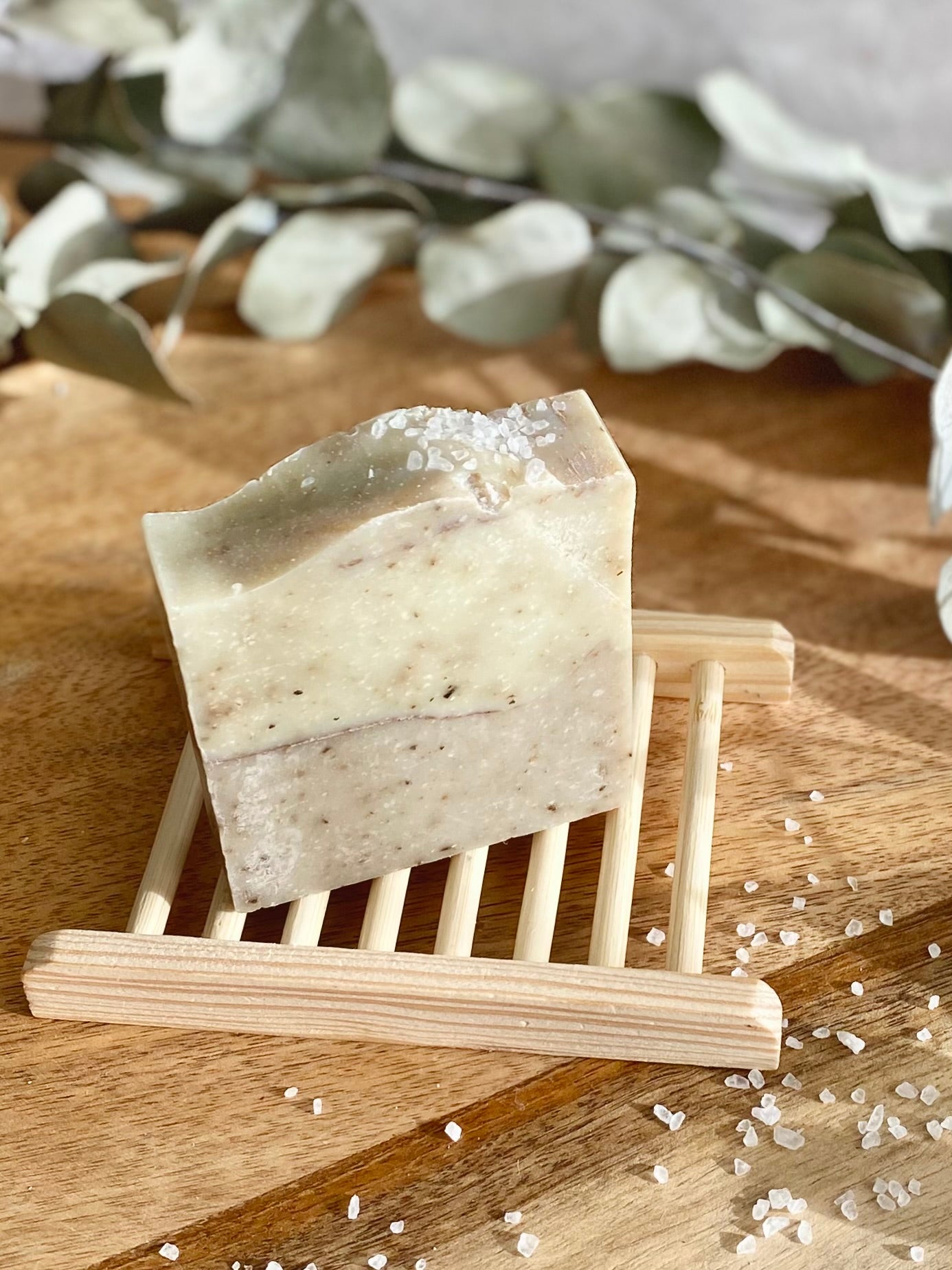 Seifenablage Bambus light